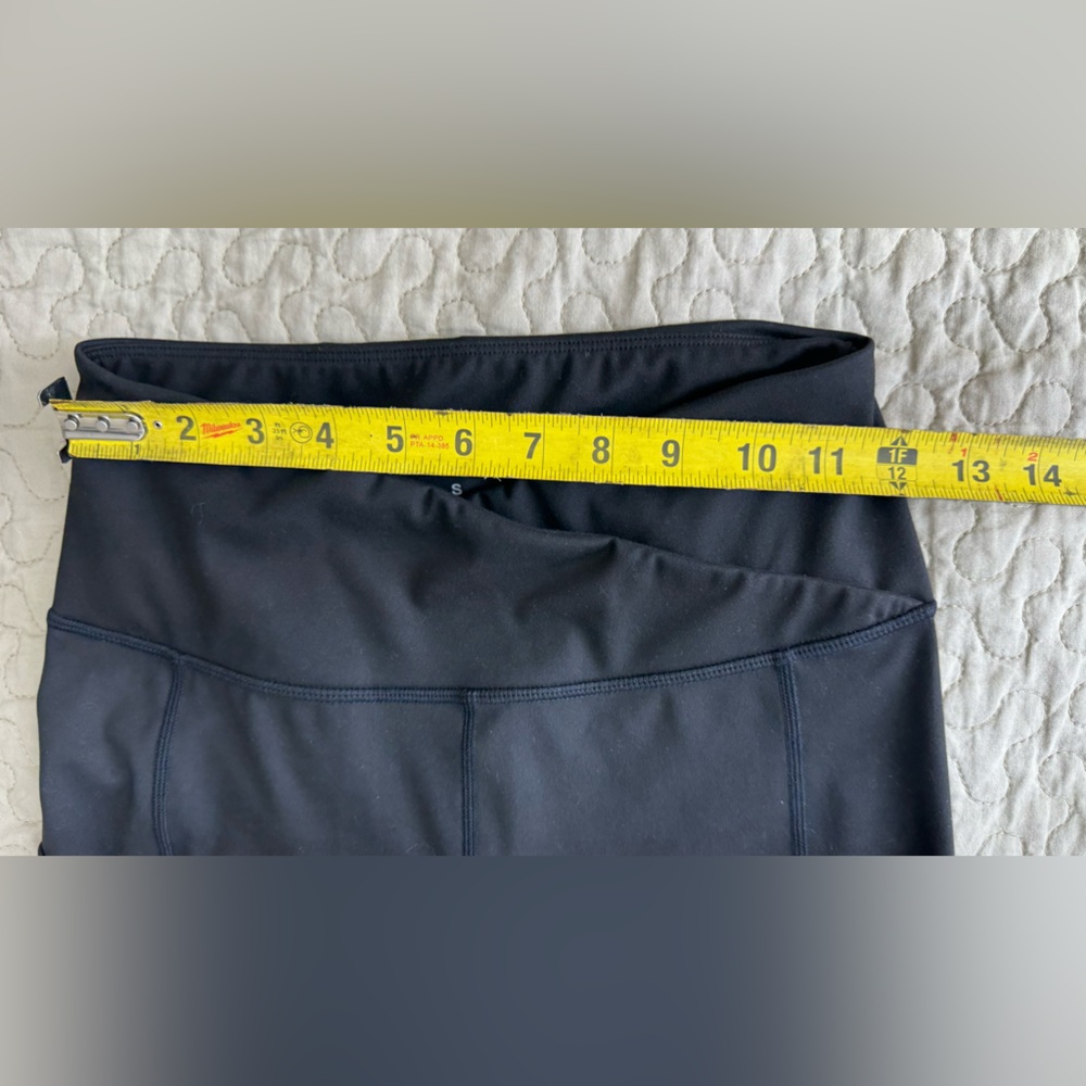 YOGA SHORTS active sport high waist black size S - Picture 6 of 8